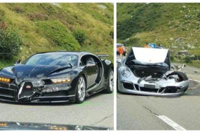  Slupali se bugati Širon, porše 911 i mercedes u Švajcarskoj! 