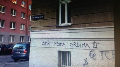  PONOVO GNUSNI GRAFIT U HRVATSKOJ: Kod Šibenika natpis sa mržnjom prema Srbima! 
