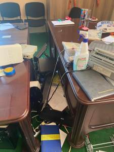  DPS: Demolirane kancelarije DPS-a u Plužinama 