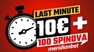  SAMO DANAS – 10€ bonusa i 100 besplatnih spinova za dobrodošlicu! 
