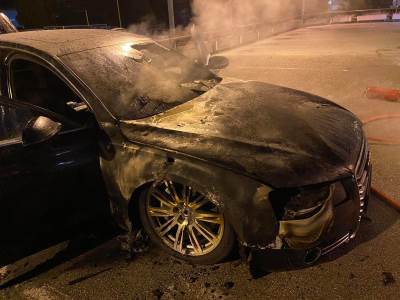  DRAGANU ANTIĆU ZAPALJEN AUTOMOBIL: Trener objavio fotografije spaljenog Audija! 