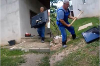  MIRSAD KRAMPOM RAZBIO TELEVIZOR ZBOG KORONE: Nije mogao više da sluša vijesti, psovao svima sve po spisku! 