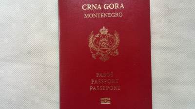  Ekonomsko državljanstvo: Do sada 31 zahtjev za crnogorski pasoš 