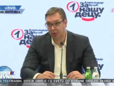  VUČIĆ: Vlada koja se formira biće OGRANIČENOG TRAJANJA! 