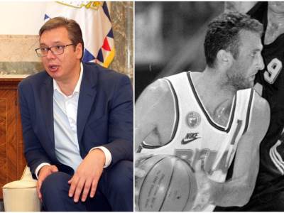  PREDSEDNIK SRBIJE SE OPROSTIO OD ZVEZDINE LEGENDE: Aleksandra Vučića pogodila smrt Milete Lisice 