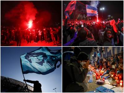  SAHRANJIVALI SU MARADONU, A NAPULJ JE GOREO: Scene ispred stadiona "Dijego Maradona" su da se naježi 