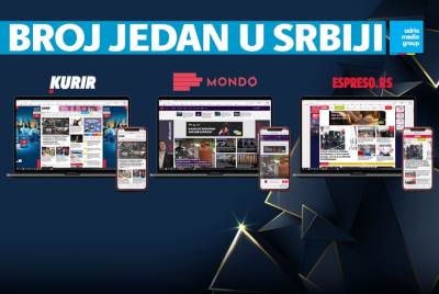  NAJMOĆNIJA SMO MEDIJSKA GRUPA U SRBIJI! ČAK TRI NAŠA PORTALA U PRVIH PET! 