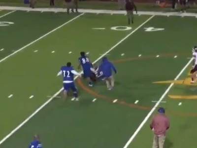  SREDNJOŠKOLAC OD 100 KILA NAPAO SUDIJU, ODVELA GA POLICIJA: Neverovatne scene stižu sa terena u Amer 