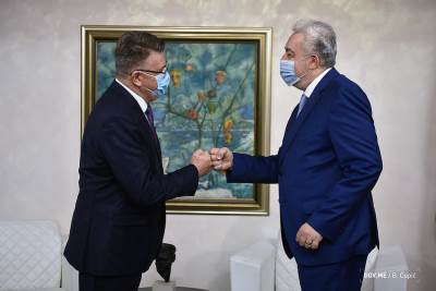  Krivokapić primio ambasdora Hrvatske Veselka Grubišića 