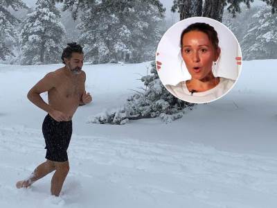  I JELENU ĐOKOVIĆ ODUŠEVIO ZIMONJIĆEV SNIMAK: Srpski teniser trenirao golišav na snegu! (VIDEO) 