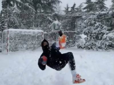  ŠAPONJIĆEV HIT SNIMAK NA SNEGU U MADRIDU (VIDEO) 