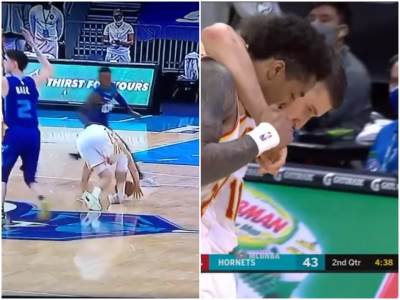  UŽASAN SNIMAK POVREDE BOGDANA BOGDANOVIĆA: Izvrnuo je zglob, pa se uhvatio za koljeno! Saigrači ga i 