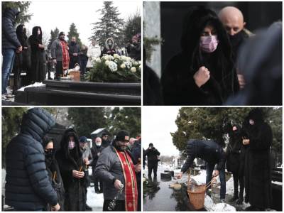  CECA I ANASTASIJA U CRNINI NA ARKANOVOM GROBU: Zapalile sveću, Veljko služio žito (FOTO) 