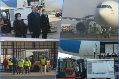  U Srbiju stiglo milion doza kineske vakcine! VUČIĆ LIČNO DOČEKAO AVION! 