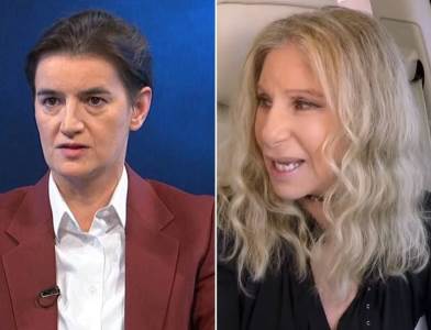  BARBARA STRAJSEND ODUŠEVLJENA ANOM BRNABIĆ: Posle Dženifer Aniston i ona objavila sliku srpske premijerke 