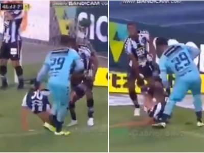  POVREĐENOG FUDBALERA SAIGRAČI ''BACILI'' VAN TERENA: Nije mogao da stoji dok je velikan ispadao iz lige! (VIDEO) 