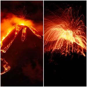  SPEKTAKULARNA ETNA IZNENADILA I VULKANOLOGE! Lava šiklja i 1.500 metara u vis, neverovatni prizori (VIDEO) 