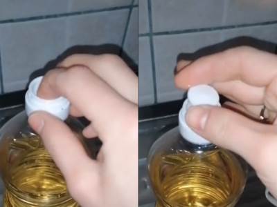  LJUDI BACAJU OVAJ DEO POKLOPCA FLAŠE ULJA, A NE SHVATAJU ČEMU SLUŽI: Okrenite ga naopako i bićete zaprepašćeni! (VIDEO) 