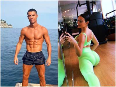  kristijano i georgina vjezbaju u teretani foto 