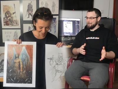  Izrada stripova strip autor Crna Gora Luka Cakić Ilustrator 