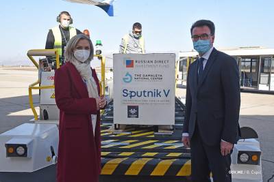  U Crnu Goru stiglo 5 000 vakcina Sputnjik V 