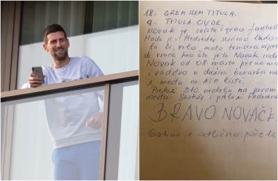  HIT! OVA BAKA JE NAJVEĆI FAN NOVAKA ĐOKOVIĆA: U svesku piše svaki meč, a jedan detalj je ODUŠEVIO - pogledajte! 