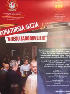  DONATORSKA AKCIJA "NIJESU ZABORAVLJENI" 