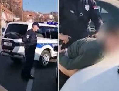  POTJERA U CENTRU BEOGRADA: Hicima zasuo restoran  pa "zapucao" u Bulevar! Pao posle 5 minuta (FOTO) 