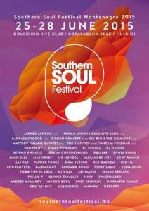  Southern Soul Festival Montenegro - finalna lista! 