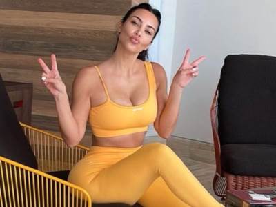  kim kardasijan trening 