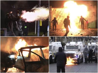  RAT NA ULICAMA IRSKE: Više od 50 policajaca povrijeđeno, gorjeli automobili! 