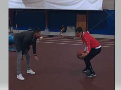  novak djokovic vjezba sa bratom 