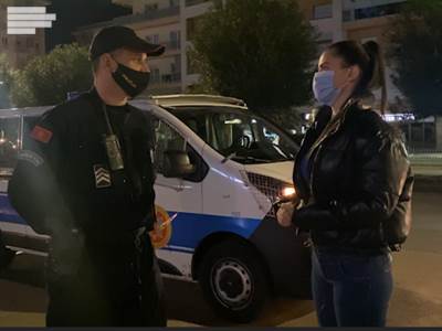  policijski cas u podgorici kontrola policije video 