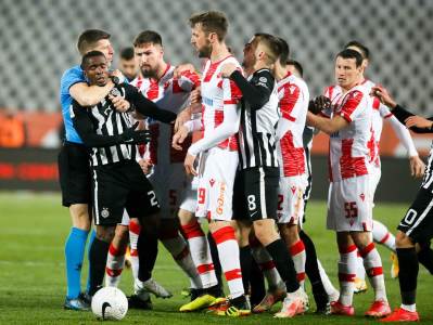  crvena zvezda partizan vjeciti derbi gdje se igra rajko mitic 