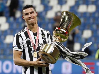  kristijano ronaldo juventus kup italije pehar 