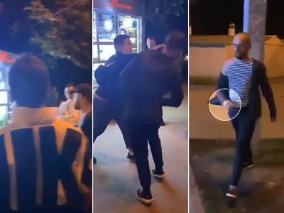  TOTALNO LUDILO! Momci na ulici ga provocirali, jedan dobio šaku u glavu pa izvadio BOMBU I BUM! (VIDEO) 