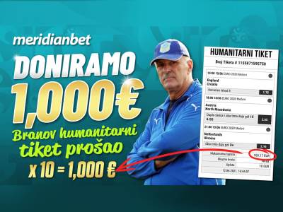  Meridian dobitak na humanitarnom tiketu uvećao 10 puta! 