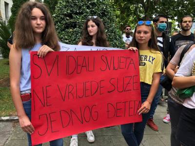  protest u podgorici tomas boskovic 