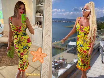  jelena karleusa i sofija vergara versace haljina 