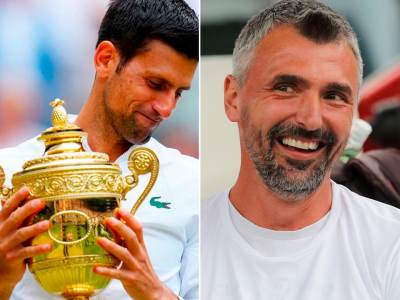  djokovic goran ivanisevic vimbldon 