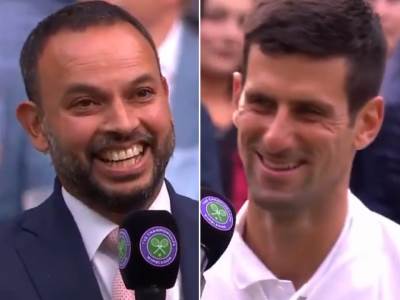  novak djokovic i novinar risi persad 