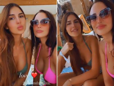  anastasija i prijjovićka bikini more 