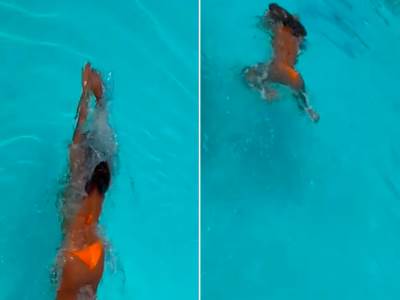  marina viskovic pliva u bazenu 