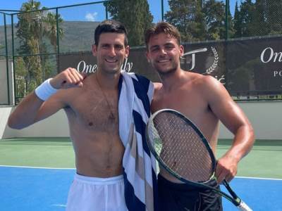  novak djokovic herceg novi trening 