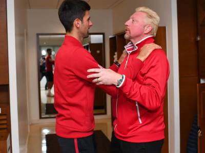  boris beker novak djokovic us open  