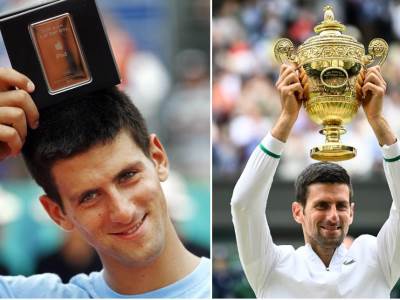  novak djokovic sa peharima 