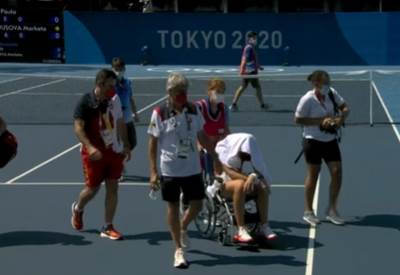  tokio 2020 tenis vrucine teniserka u kolicima zbog vrucine 