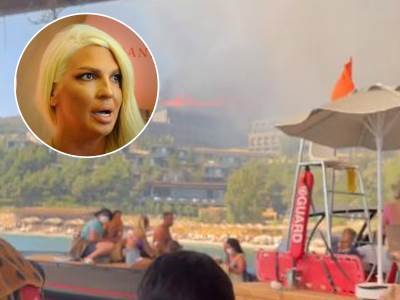  KARLEUŠA USRED PAKLA U ANTALIJI S DJECOM! Snimala požar i hitnu evakuaciju - ljudi u panici, BUKTI VATRA! (VIDEO, FOTO) 