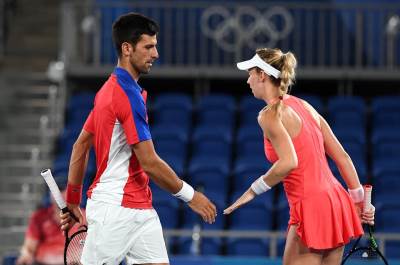  novak djokovic nina stojanovic miks dubl tokio 