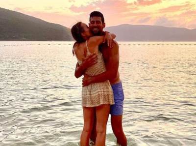  novak djokovic jelena djokovic  